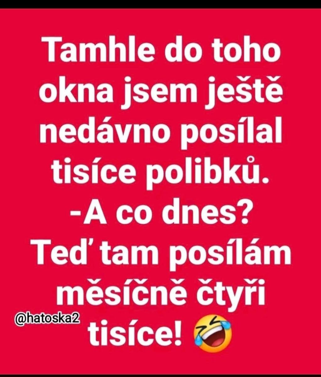 Vtipný text o posielaní polibkov z okna sa zmenil na tisíce mesačne s úsmevom. 🏠❤️😂