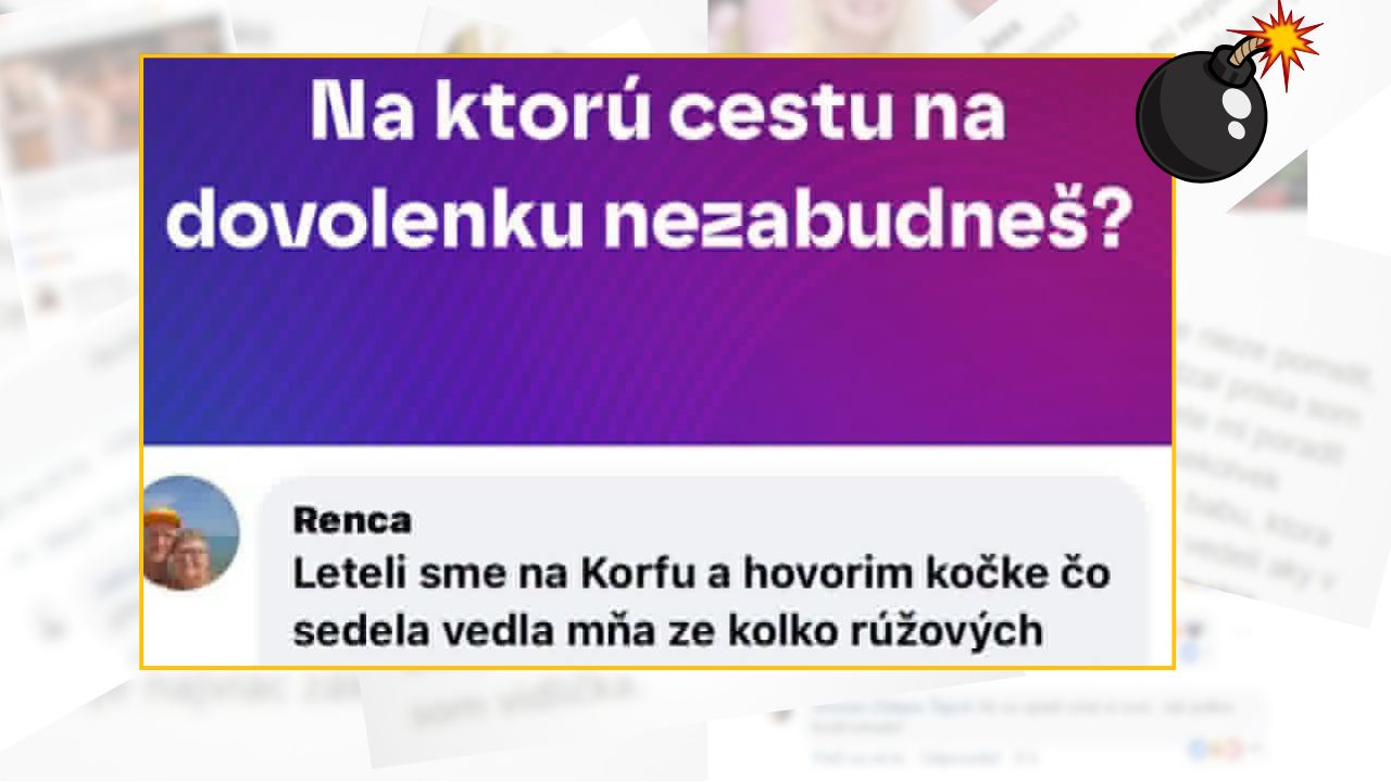Na ktorú dovolenku nezabudneš? „Let na Korfu a rozhovor s cestujúcou o ružových.“