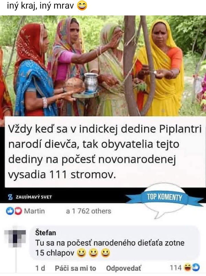 Ženy v indickej dedine sadia stromy na počesť narodenia dievčat, vyjadrenie miestnej tradície a prístupu k prírode.