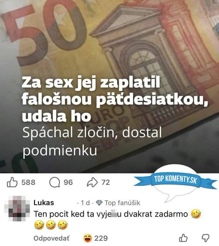 Muž obvinený z platenia za služby falošnou bankovkou a následne potrestaný podmienkou. Komentár sa stáva virálnym.