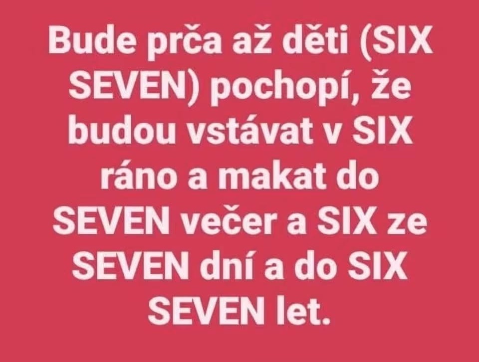 Deti pochopia realitu práce od šiestich ráno do večera, šesť dní v týždni, a to celé šesť či sedem rokov.