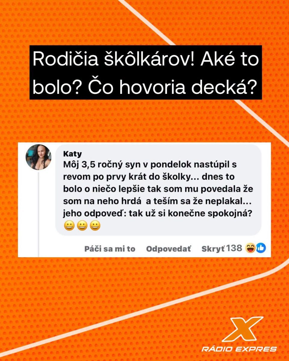 Rodičovská skúsenosť so škôlkou: Syn to zvládol, konečne neplakal!, vypočujte si, čo hovoria deti a rodičia.