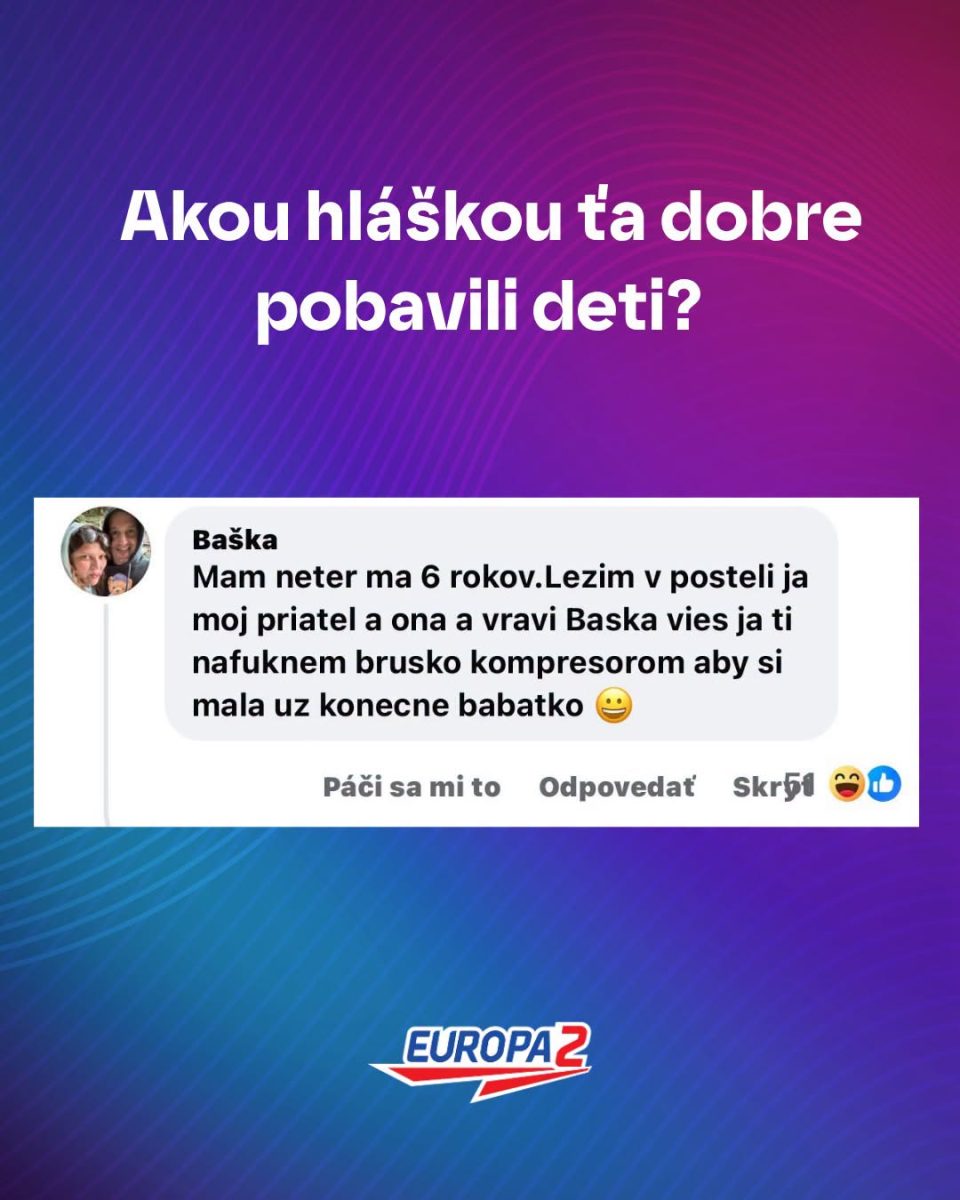 Akou vtipnou hláškou ťa prekvapili deti? Príbeh o detskej úprimnosti a fantázii zdieľaný online.