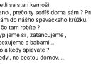 Dvaja kamaráti sa rozprávajú o speváckom krúžku, kde popíjajú a tancujú, spievajú až cestou domov.