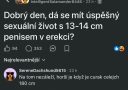 Diskusia o vplyve veľkosti penisu na kvalitu sexuálneho života v online komentároch.