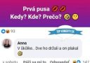 Prvý bozk zábavný komentár: V škôlke, držali ho a plakal. Humorný príspevok na sociálnych sieťach.